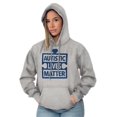 thumbnail image 4 of Autistic Lives Matter Autism Aware Unisex Plus Fleece Graphic Hoodie Brisco Brands 2X, 4 of 5
