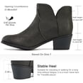 thumbnail image 3 of Ecetana Ankle Cowboy Boots for Women Cowgirl Short Boots Chunky Heels Western Booties, 3 of 7