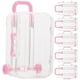 thumbnail image 4 of 6 Mini Suitcase Candy Boxes for Wedding Party Decor Pink Material Favor Boxes Small Size, 4 of 5