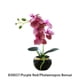 thumbnail image 2 of Naiovety Bonsái de orquídeas artificiales, maceta de Phalaenopsis en maceta, planta de flores falsas realistas para el hogar, balcón al aire Type3 NO3, 2 of 6