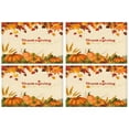 thumbnail image 1 of Maple Leaves 4 Pcs Sets de Table Action de Grâce Récolte Automne Antidérapants 12 X 18 Pouces Modes de Vacances Sets de Table pour Cuisine, 1 of 1