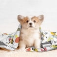 thumbnail image 4 of Pofeuu New York Print Puppy Blanket,Dog Blankets,Pet Blanket Cozy Cat Blankets for Indoor Cats, Fuzzy Pet Blanket for Kitten Doggy Dog Blankets-Medium, 4 of 8