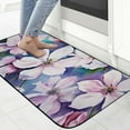 thumbnail image 4 of Qinduosi Funny Doormat Welcome Mat, Vintage Magnolia Floral, Non-Slip Front Door Mats Rugs for Indoor/Outdoor Entrance, White Flower, Entry Mats Carpets Absorbent Water and Mud 19.68*47.24 in, 4 of 6