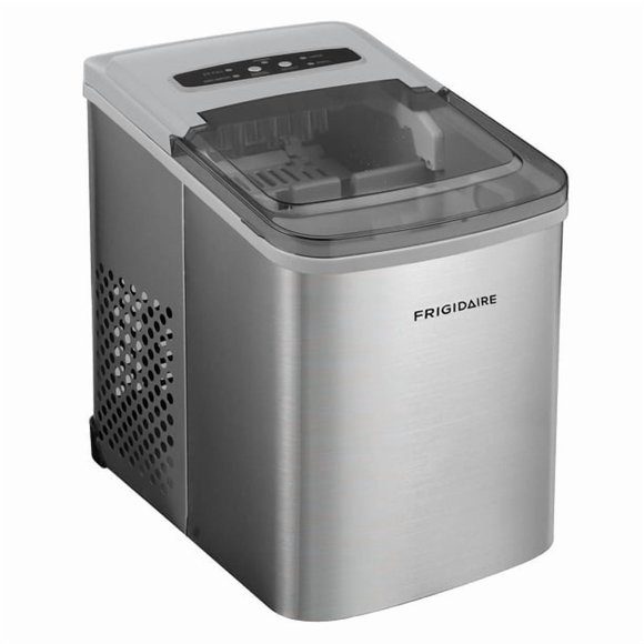 Frigidaire Machine à Glaçons Autonettoyante, Acier Inoxydable, Noir