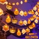 thumbnail image 3 of Accesorios de Halloween, cadena de luces de calabaza, decoración, diseño de escena de disfraces led, cadena de luces colgantes, adornos luminosos, juguetes de bricolaje, 3 of 5