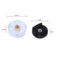 thumbnail image 3 of Top Base Gear Plastic Gear Replacement Parts 2 Base Gear 3 Blade Gears Spare Part Reverse Thread Rubber Gears for 250W Juicer, 3 of 8