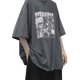 thumbnail image 2 of Hombres Casual Camisetas de Manga Corta Moda Suelta Figuras de Dibujos Animados Imprimir Hombres Manga Corta Tops de Verano para Viajes Diarios, 2 of 8