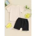 thumbnail image 5 of Miaouyo 2Pcs Baby Boy Summer Outfits Short Sleeve Rooster Print Tops + Shorts Set Infant Clothes, 5 of 10