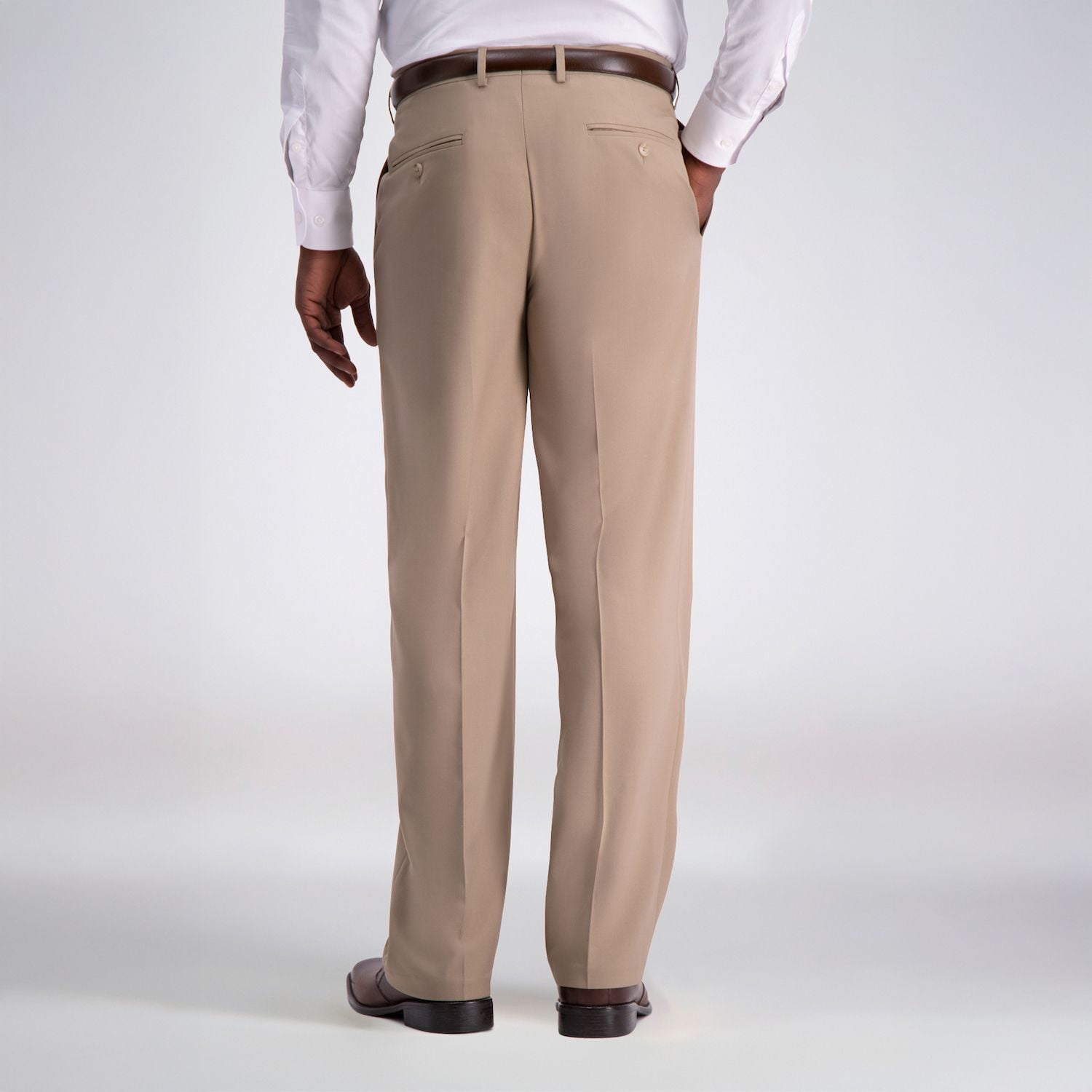 パンツ CLASSIC FIT TROUSERS GRAIGE Men'S Flat Front Relaxed Fit Casual Pant Classic Fit Dress