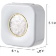 thumbnail image 2 of Grandes organizadores de contenedores de almacenamiento de películas frescas, montados en la pared, sin taladrar, caja de almacenamiento de gorro de ducha para cocina, baño, pasaje, blanco, 2 of 5