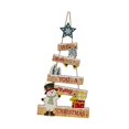 thumbnail image 3 of Letrero colgante de madera navideño, decoración de con temática navideña, adorno de pared para puerta de muñeco de nieve para tienda festiva al, 3 of 9