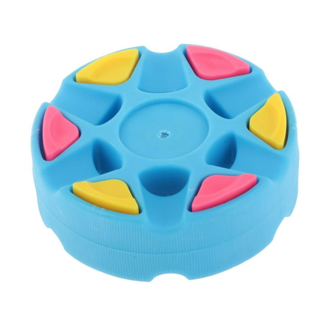 QualitChoice Rondelle de Hockey à Roulettes en Ligne Durable Équipement Multifonctionnel Rondelle de Glace Hockey Bleu 76x25mm