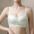 thumbnail image 2 of Bigersell Racerback Bras for Women Discouts Comfortable Without Underwire Bra Demi Cup Bra Style F-1012 Beige XL, 2 of 5