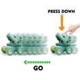 thumbnail image 2 of Vogacara 2 uds. De dinosaurio de juguete para niños, juguete de presión para niños, coche de juguete Push and Go, regalo para niños y niñas (Color de Juguetes No. 4 Vogacara FN007739-04, 2 of 6