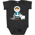 thumbnail image 3 of Inktastic Eskimo Boy Cute Alaska Boys Baby Bodysuit, 3 of 5