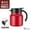 1000ml-RED, variant on Stainless Steel Teapot 850ml, Double Wall Vacuum Insulated Stovetop Kettle, Heat Retention Coffee & Tea Pot For Camping, Home Kitchen Use, Durable Brewing Pot With Ergonomic Handle,1000ml-RED