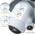 thumbnail image 2 of C Cattleya  2-Light Motion Sensor Outdoor Flush Mount Ceiling Light with White Textured Glass, 2 of 5