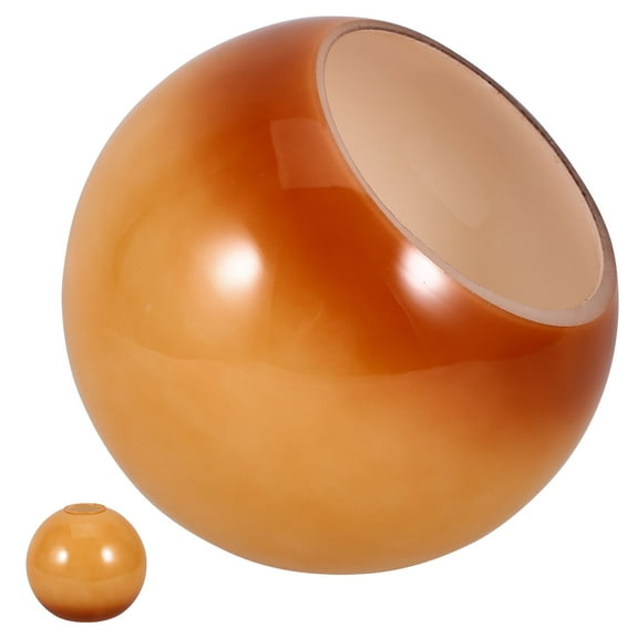 TABLZONE Yellow Decorative Glass Lamp Shade for Pendant Lights and Ceiling Fixtures