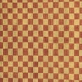thumbnail image 1 of Ahgly Company Indoor Square Checkered Brown Modern Area Rugs, 6' Square, 1 of 4