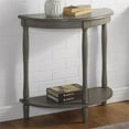 thumbnail image 2 of Bowery Hill Transitional Wood 1-Shelf Console Table in Antique Gray, 2 of 5