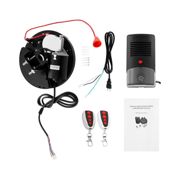 ChicHomey Electric Rolling Door Opener, 250N Pulling Force,110V Electric Roll Up Garage Door Opener,129.1 ft² Max Door,for Rollup Doors Garage Doors