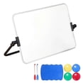 thumbnail image 1 of Double Sided Mini Whiteboard A4 Size, Easy to Clean Handheld Magnetic Dry Erase, 1 of 5