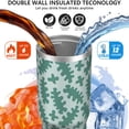 thumbnail image 4 of Camouflage 30oz Handheld Travel Tumbler with Handle – Double Wall Stainless Steel Insulated Cup, Flip Straw Lid, Leak-Proof & BPA-Free for Hot and Cold Drinks – Durable Coffee & Juice Mug Black, 4 of 6