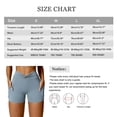 thumbnail image 7 of High Waisted Yoga  Shorts for Women – Black Workout Yoga Athletic Novelty Shorts for Gym Running, 7 of 7