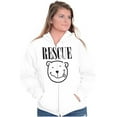 thumbnail image 3 of Rescue Animals Endangered Species Unisex Fleece Graphic Zip Up Hoodie Brisco Brands 3X, 3 of 5