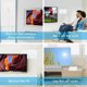 thumbnail image 4 of Antena 1080p Hogar Hotel TV Digital HD Antena interior Alcance de 200 millas Antena digital interior Inevent EL5481-00, 4 of 7