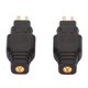 thumbnail image 2 of Adaptador De Conector De Cable MMCX, Macho A Hembra, Adaptador De Cable MMCX De Moldeo Por Inyección Portátil De Una Pieza, Alambre De Estaño Plateado Para HD565 Para HD545, 2 of 7