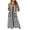 Black, variant on SCSAlgin Zipper Front Plaid Robes Women House Coat Half Sleeve Loungewear Long Nightgown with Pockets