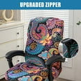 thumbnail image 7 of Office Chair Cover Stretchable Printed Computer Chair Cover with Back Spandex Armrest Office Desk Chair Protector with Zipper Washable Durable, 7 of 7