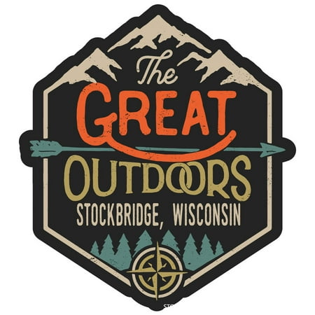 

Stockbridge Wisconsin The Great Outdoors Design 4-Inch Magnet