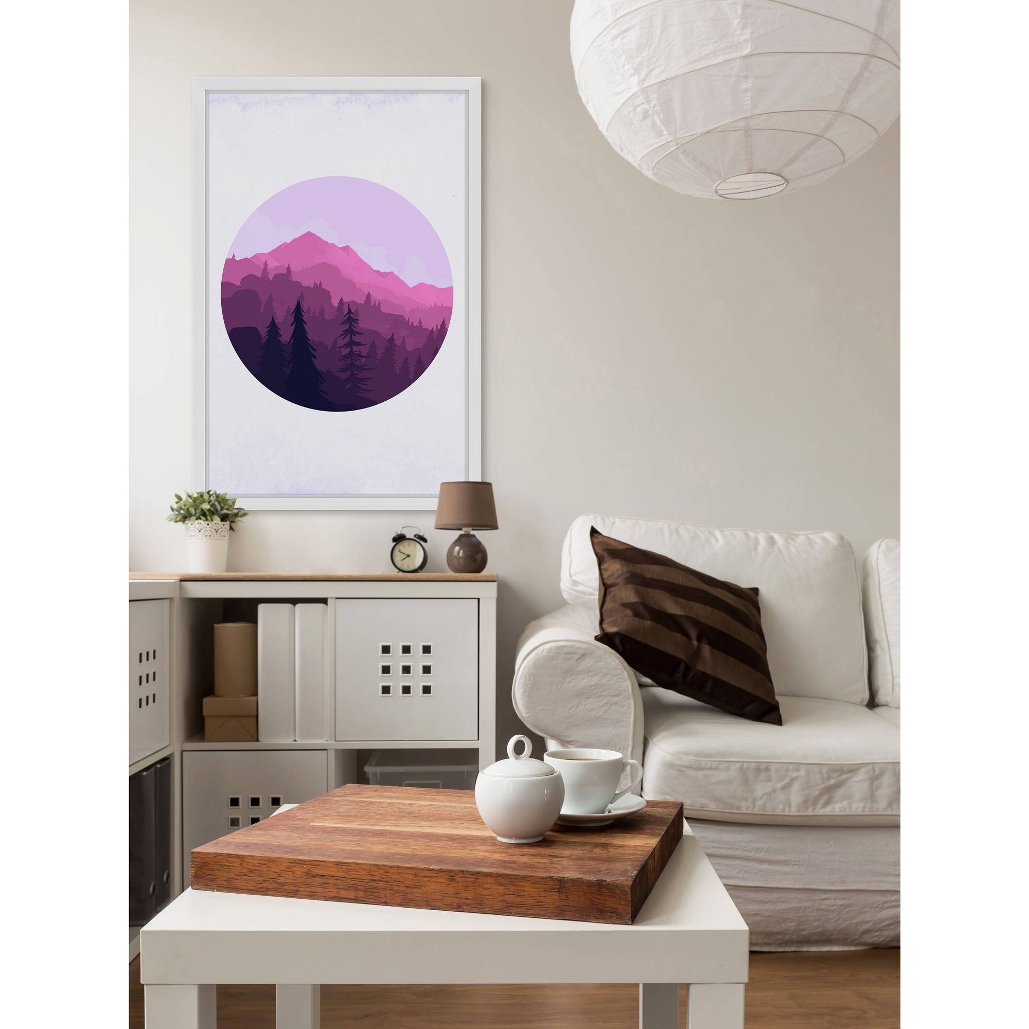 Marmont Hill "Purple Sunset" Framed Painting Print