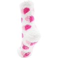 thumbnail image 2 of Fuzzy Socks Non Skid, 6 Pairs for Women, Warm, Soft Furry Microfiber, Comfortable, Cozy, Bulk Pack One Size Hearts, 2 of 5
