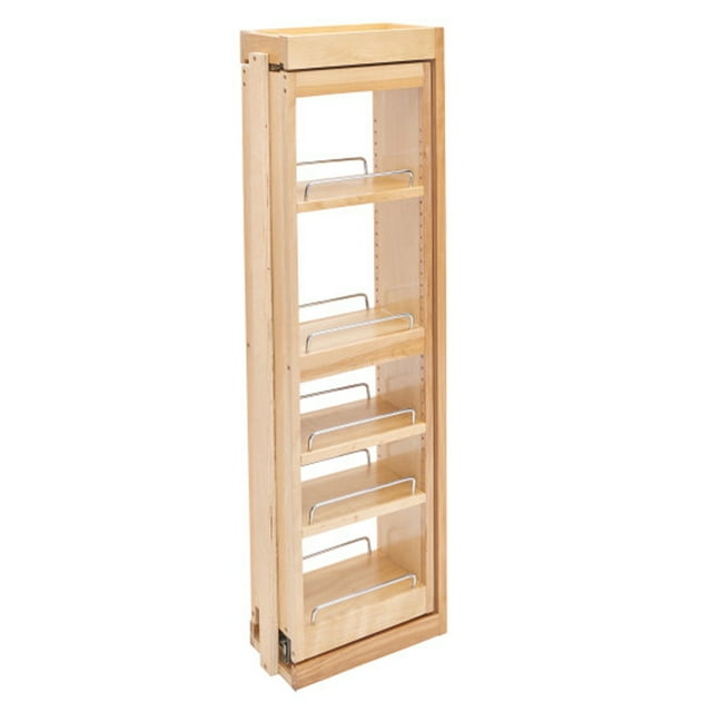 Rev-A-Shelf Pullout Wall Filler w/ Soft-Close, 39" Height, 432-WFBBSC39-6C