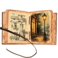 thumbnail image 3 of Cuaderno de Cuero Vintage Leather Village Salmo 46:10 200 páginas, 3 of 8