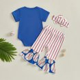 thumbnail image 4 of Futezty Girls Summer Outfits, 4th of July Baby Girl Outfits Baby Girl Summer Outfits 12 18 24 Months 2T 3T 4T 5T Girls Clothes Sleeveless Collared Tank Tops + Floral Skort Toddler Set, 4 of 9
