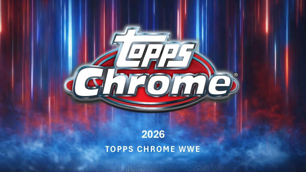 Topps Chrome WWE 2026 Trading Cards Hobby Box, 2 Chrome Autograph Cards per Box
