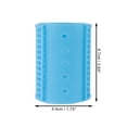thumbnail image 4 of Unique Bargains 6pcs Convenient Heatless Voluminous Hair Rollers for Women 2.64"x1.73" Blue, 4 of 4