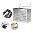 thumbnail image 2 of Stainless Steel Chopsticks Holder Hanging Cutlery Drying Basket Tableware Drainer with Hooks Kitchen Utensil(B), 2 of 5