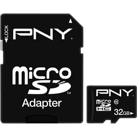 PNY 32GB microSDHC Flash Memory Card