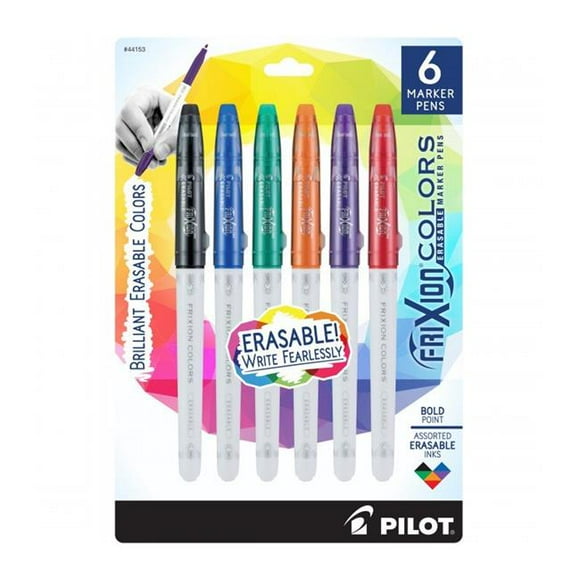 Pilot of America PIL Frixion Colors Marqueurs à Pointe Audacieuse - Lot de 6