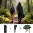thumbnail image 5 of ABORON Oversized Camping Chair for Adults, Portable Folding Chairs with Ice Bag and Cup Holder, Padded Moon Chair for Outdoor, Camping, Picnic, Lawn and Tailgates, Supprts up to 500 lbs - Lime, 5 of 10