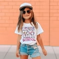 thumbnail image 6 of Toddler T Shirts Kids Summer Unisex 100 Days of School Print Celebration Short Sleeve T Shirts Boys Shirts White 6 Years-7 Years, 6 of 7