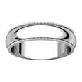 thumbnail image 4 of 14K White Gold 5mm Milgrain Comfort Fit Wedding Band, 4 of 4