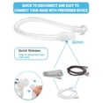 thumbnail image 3 of Replacement Set for P10 Series, Includes Headgear, Frame, Tube, Clips in One Pack, Snug Fit & Durable Replacement, 3 of 7
