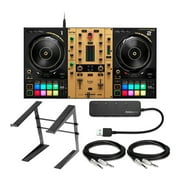 Hercules DJControl Inpulse 500 Gold Ltd. Edition 2-Deck USB DJ Controller Bundle