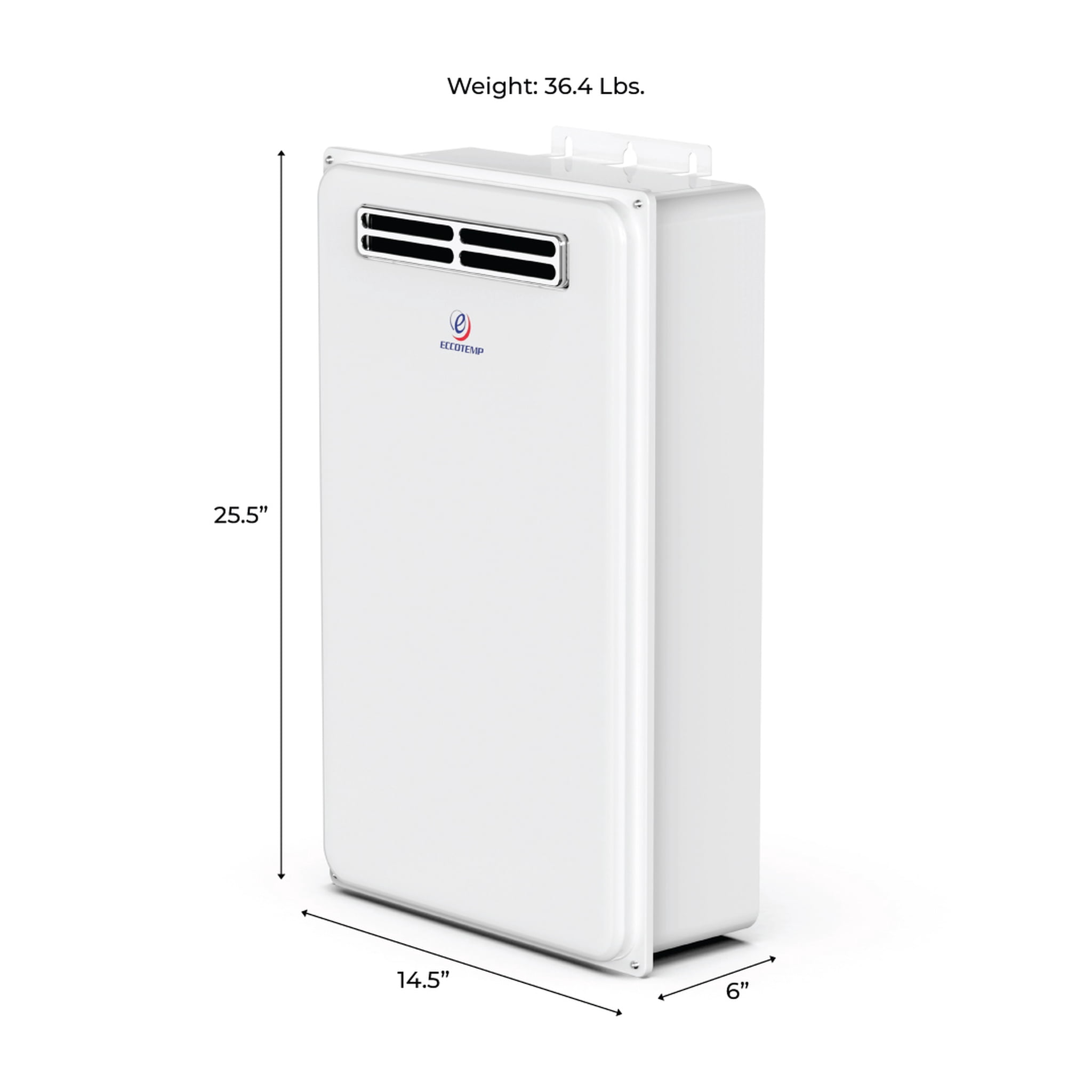 Eccotemp 45H-Ng 6.8 GPM Residential Natural Gas Tankless Water Heater - White